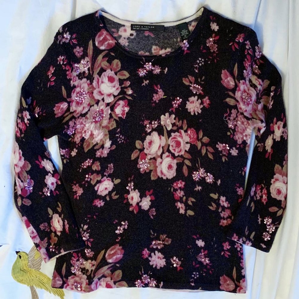 Lord and Taylor Cashmere Sweater